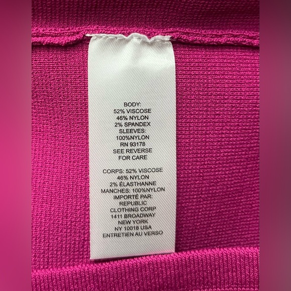 NEW HOUSE OF HARLOW - Bodycon Dress with Sheer Sleeves - Picture 3 of 16